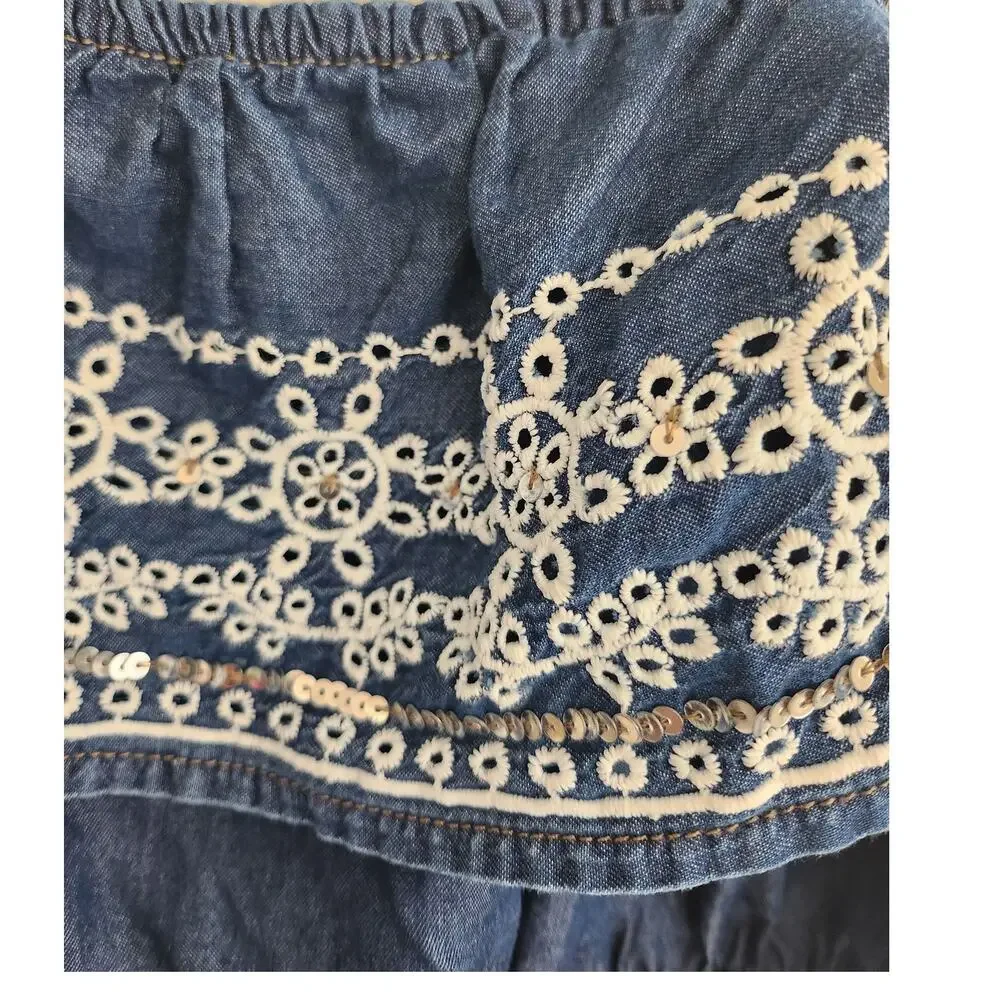 12 Justice lightweight denim dress